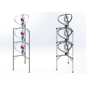 Multiple Residential Vertical Wind Turbine , Vertical Axis Wind Turbines