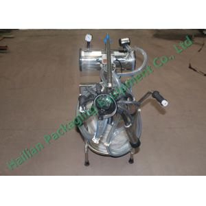 Small Cattle Mobile Milking Machine Hand Operated Sucking Milk