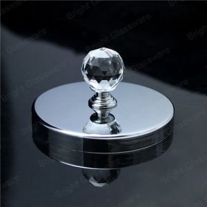 Newest Design candle metal lid with knob