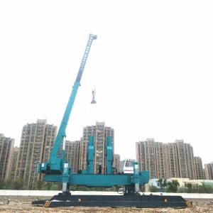 Compact Hydraulic Pile Foundation Equipment 6000KN Driving Force