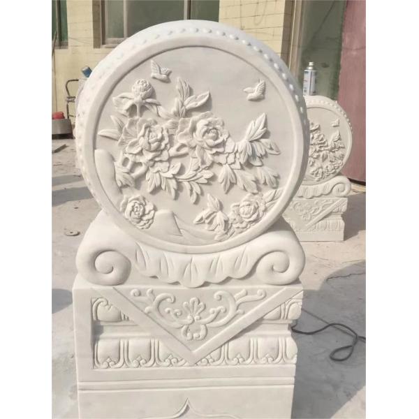 Buy Balloon Style Custom Marble Sculpture Garden Gate Decorated at wholesale prices