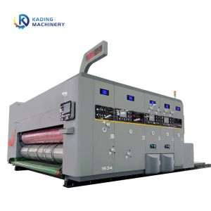 Front Edge Corrugated Box Printer For 3 5 7 Layers Paper Board With Slotting
