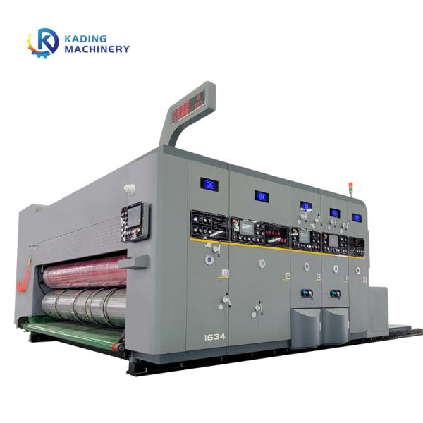 Front Edge Corrugated Box Printer For 3 5 7 Layers Paper Board With Slotting