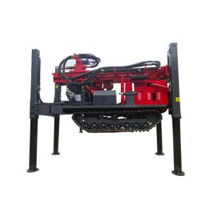 China Crawler Mounted Hydraulic Water Well Drilling Rig With 260m Depth on sale