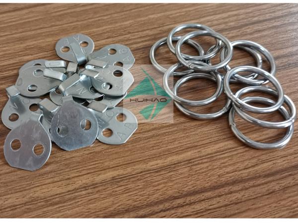 Buy 4 x 40mm Stainless Steel Lacing Ring with Lacing Wire Fixing Insulation Blankets at wholesale prices
