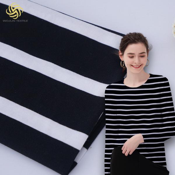 Combed Cotton And Breathable Easy To Care ​Striped Material Fabric For Long