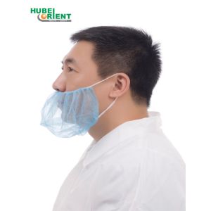 Disposable Soft Non-Woven Beard Protective Cover With Double Elastic