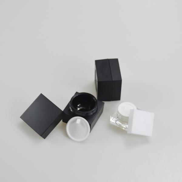 5g 10g Square Acrylic Jar Cosmetic Jar Square Shape Container for OEM/ODM