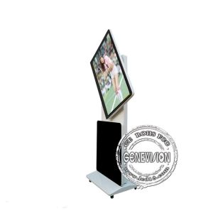 LCD Rotation Touch Screen Kiosk Digital Signage Totem , 65 Inch Touch Screen