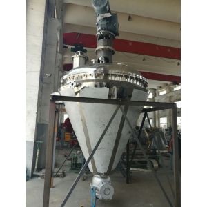 Conical Screw Double Cone Blender Mixer , Spiral Ribbon Mixer