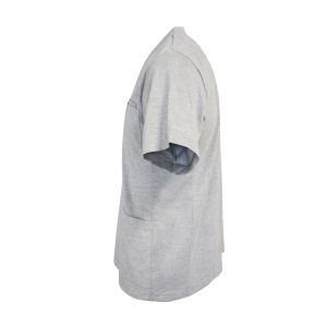 CVC 60% Cotton 40% Polyester Polo V Neck T Shirt Mens With Layered Pockets