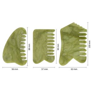Head massage tool Jade Gua Sha Comb
