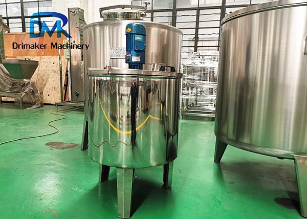 SUS 304 Liquid Process Equipment Juice Beverage Mixing Blending Tank