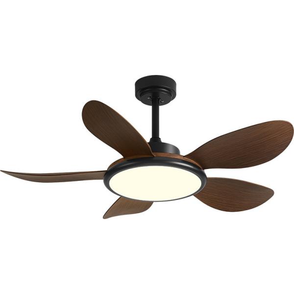 Manufacturer Large Wind Power Electric Fan Pendant Light Five Leaf Solid Wood Ceiling Fan