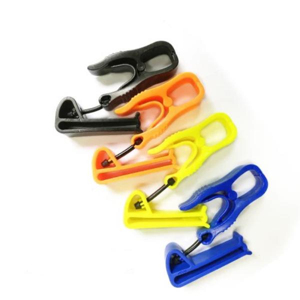 Buy Custom Plastic Glove Clip Lime  Polyoxymethylene Interlock Belt Clip at wholesale prices