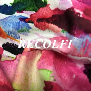 170GSM Activewear Stable Knit Fabric Embossed Printing Cylinder Pattern