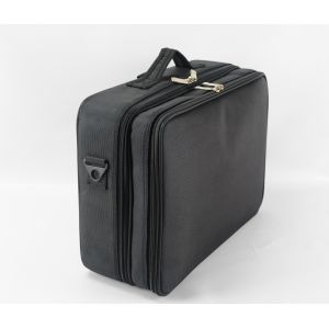 Quality Custom Pink Makeup Bag , Red Fabric Zipper Makeup Carrying Bag for sale