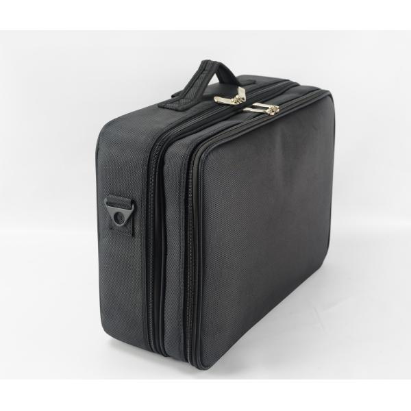 Custom Pink Makeup Bag , Red Fabric Zipper Makeup Carrying Bag