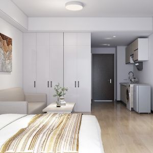 Support customization Modern Functional Student Bed With Desk For Apartment