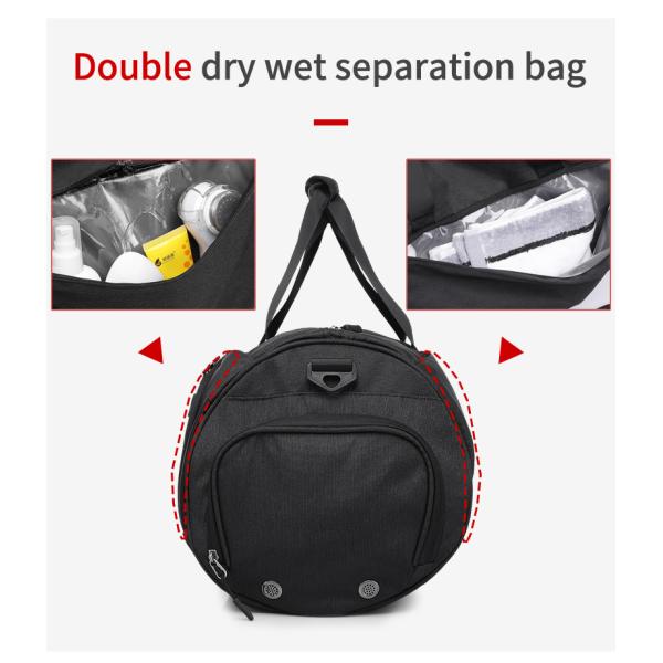 OEM Custom Logo Travel Duffel Backpack Garment Duffle Bag Multi Storey