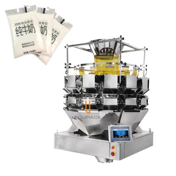 5L Multihead Weigher Packing Machine Automatic Vertical Bagged Milk Weighing