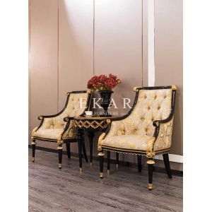 Countryside French Furniture Living Room Furniture- Luxury Gold Modern Longue