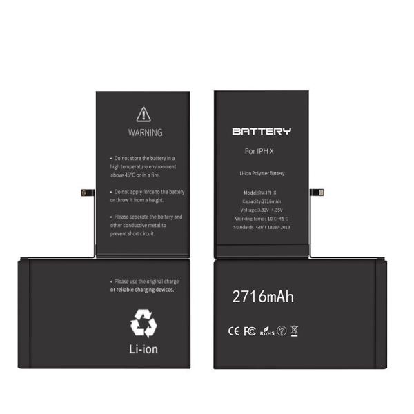 Buy low price high quality mobile phone replacement battery for iphone X with one year warranty at wholesale prices
