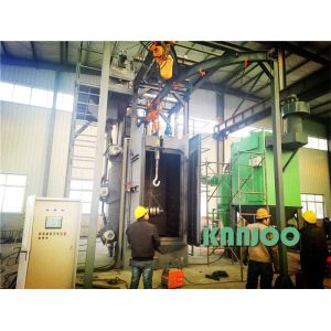 Large Blasting Volume Hanger Type Shot Blasting Machine with PLC Control System