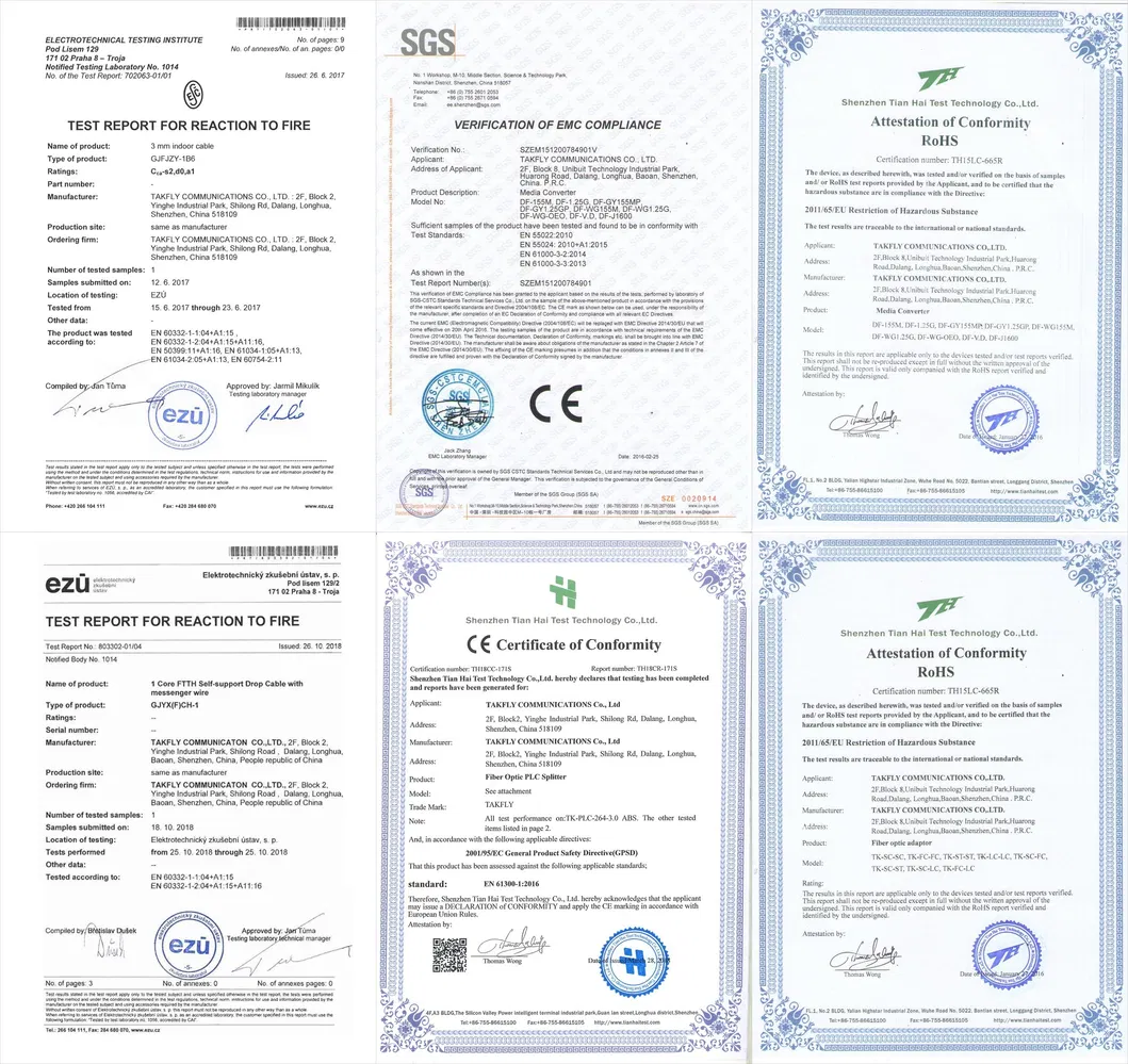 CPR Dca Certified 12 Cores Optical Fiber Cable Om3 MPO to LC Fanout Cable Fiber Optic Cable