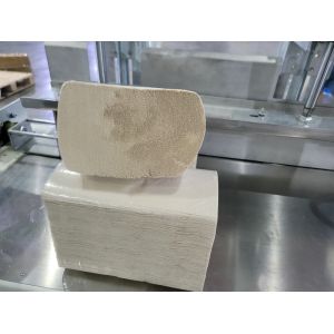 Romania V Fold Hand Towel Paper Folding Machine With Glue Lamination