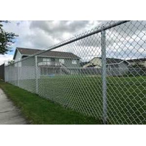 8 Ft Galvanized PVC Coated Cyclone Wire Mesh Chain Link Fence Roll For