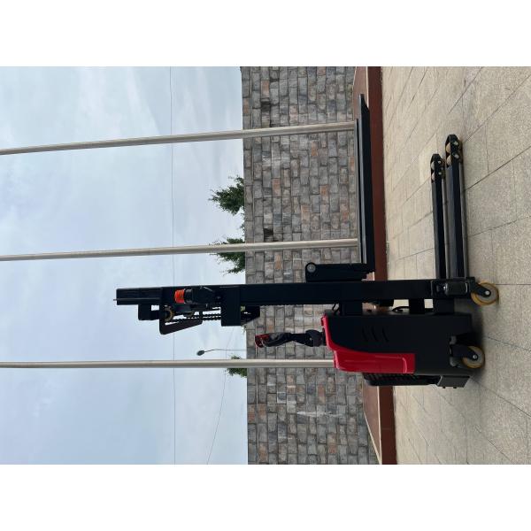 Electric stacker truck pallet lift stacker capacity 1000/1500/2000kg full electric forklift in warehouse