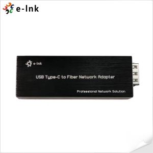 Micro Mini USB C To SFP Fiber Gigabit Ethernet Network Adapter 5W 9K Jumbo Frame
