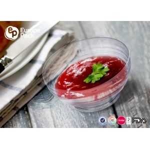 ECO Friendly PS Pantone Color Round Dessert Cups For Ice Cream