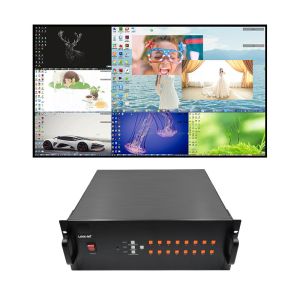 8X1 HDMI Quad Multiviewer 1080P Multiple Signal VGA CVBS Input Auto Identify