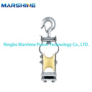 Oxygenation Cable Pulley Overhead Fiber Optic Cable Sheave Earth Wire Stringing