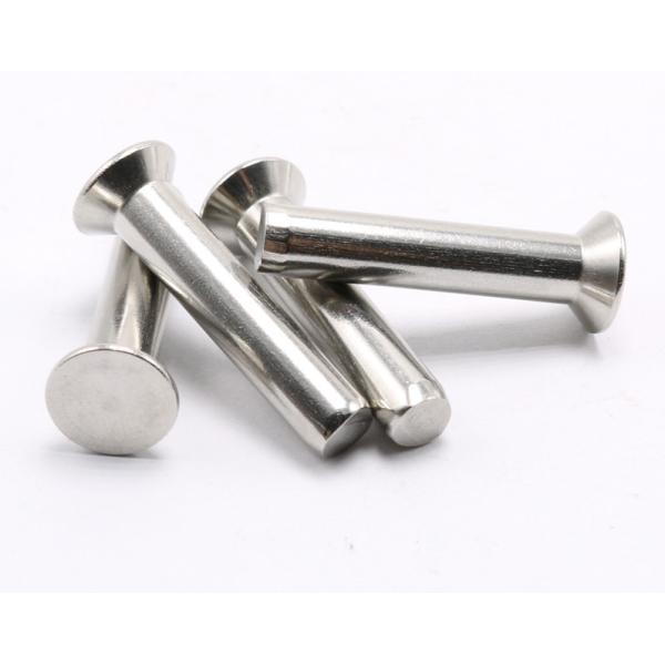 18-8 Flat Head Stainless Steel Solid Rivets , Countersunk Head Solid Rivet