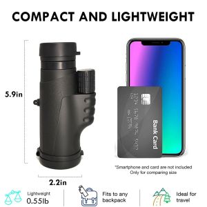 10x42 Long Range Monocular Telescope With Night Vision