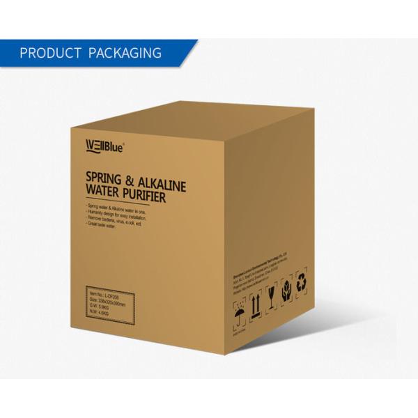 WellBlue BPA Free Alkaline Water Filter System , Low ORP Alkaline Water Purifier Machine