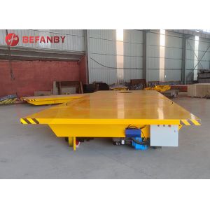 SGS Q235 Material Handling 1000T Motorized Rail Cart