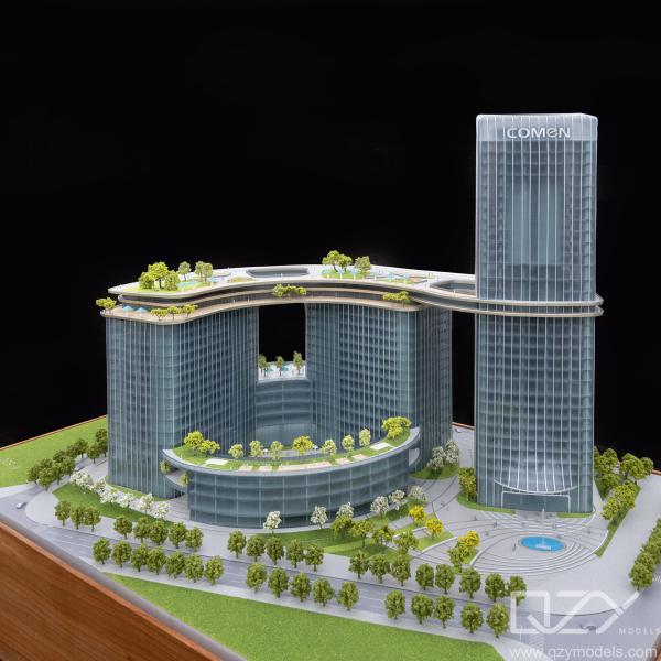 HSA 1/500 Plexiglass Architectural Maquette Model Comen Medical Headquaters