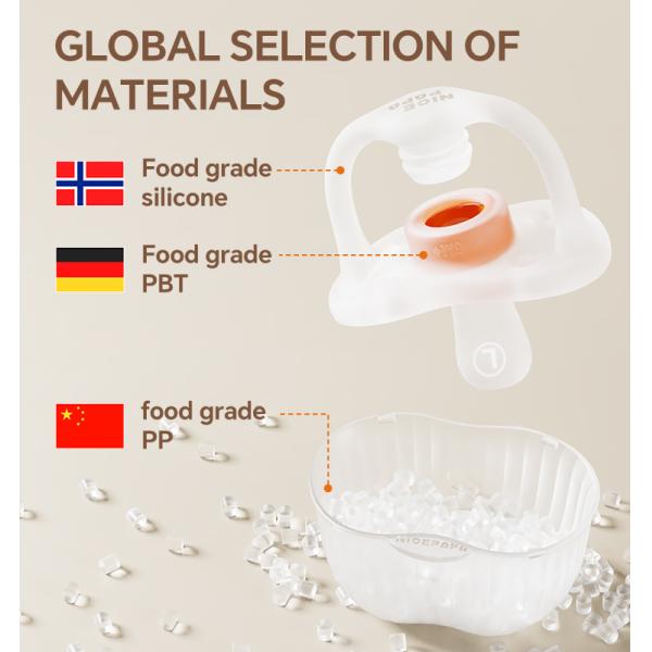 baby comfort Day And Nigh 2 In 1 Air Bag Pacifier Thumb imitation Anti-Choking Safety Pacifier 3-6 mouths