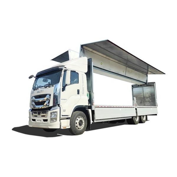Buy ISUZU 6x4 Wingspan Wing Van Truck Flatbed Truck at wholesale prices