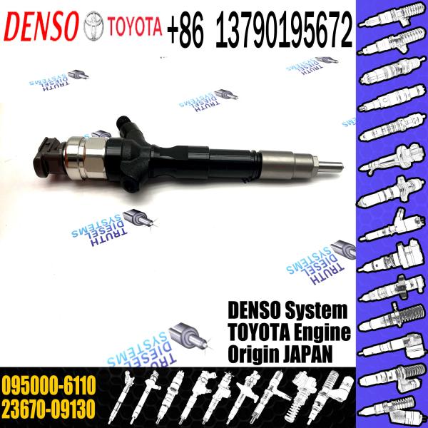 Brand New Common Rail Fuel Injector 095000-6110 23670-09130 For Toyota Rav4