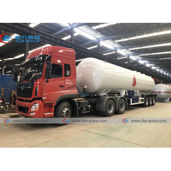 Buy LPG Semi Trailer Liquid Propane Transportation Tanker Delivery Trailer 59.52m3 25mt at wholesale prices