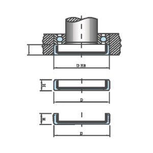 Customizable Automotive Seals Oil Seal Easy To Install Automotive Parts