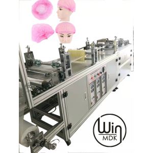 China Dustproof AC380V Non Woven Plastic Cap Manufacturing Machine on sale