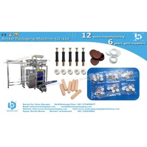 Hardware counting packaging machine with enclosures reducing noise