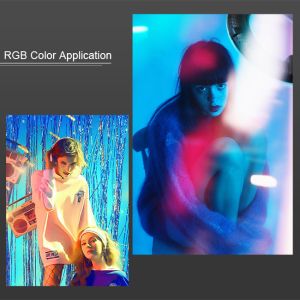 RGB Selfie 18 Inch LED Ring Light Full CCT 2800 9990k With Tripod Stand