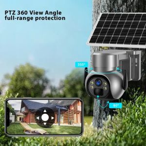 Smart 4G Wifi Wireless Solar Powered Security CCTV Camera HD 1080P 2MP 4MP PTZ